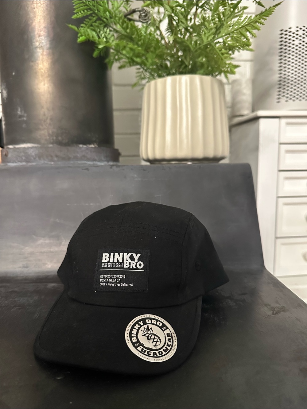 BINKY BRO Kids Black Patch Cap